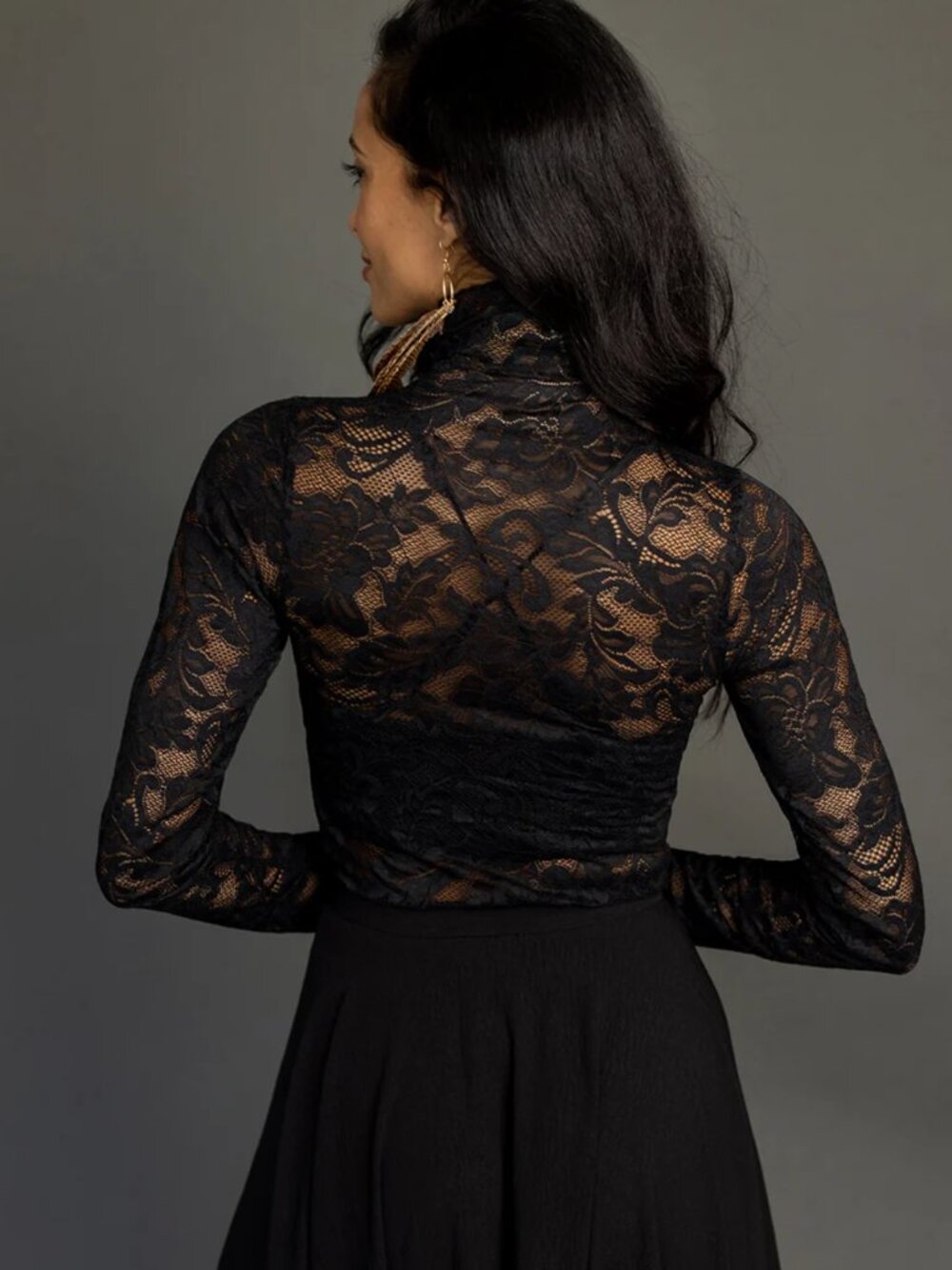 Iris Top in Black